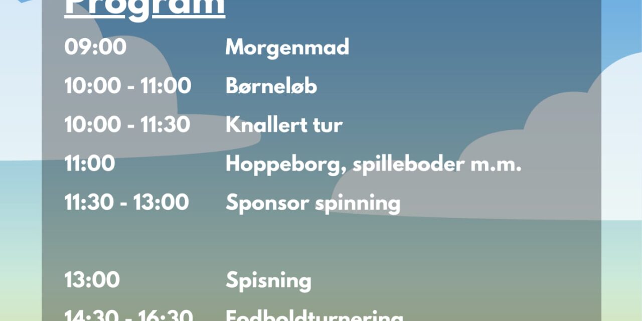 Program – ÆNDRINGER