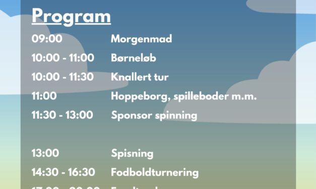 Program – ÆNDRINGER