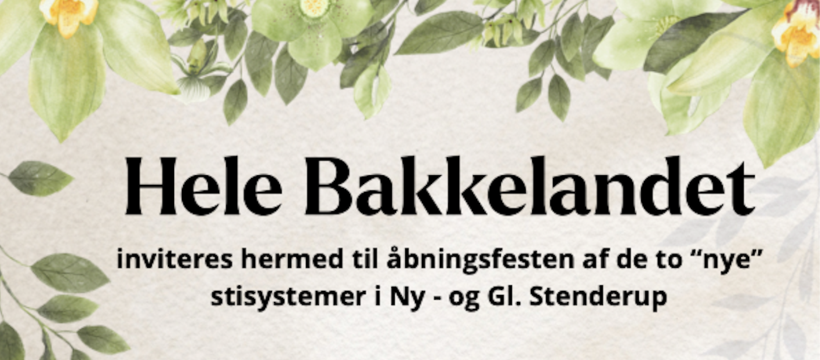 Indvielse af Bakkelandets stier