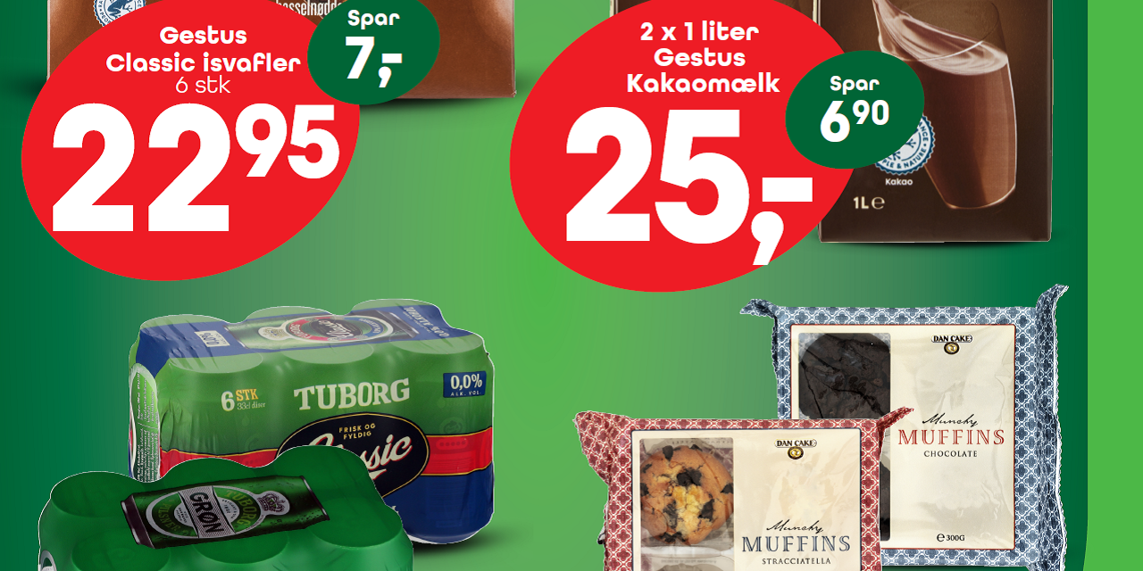 Gode tilbud & masser af gode varer- se blot…..