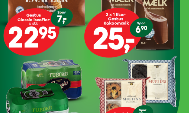 Gode tilbud & masser af gode varer- se blot…..